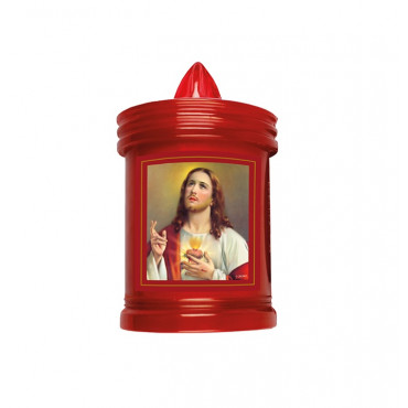 Sacred Heart Battery Light Red-Lig