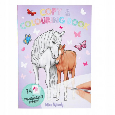 Miss Melody Copy and Colouring Book