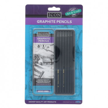Graphite Pencil Set In Tin 12Pk