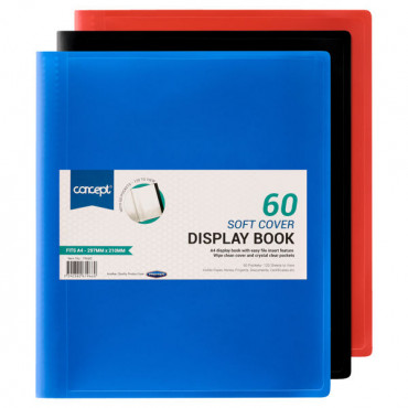 60 Pocket A4 Display Book Soft Cover