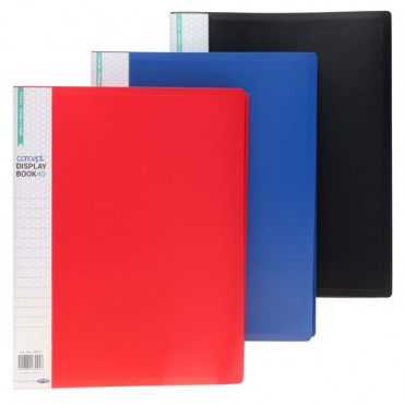 40 Pockets A4 Display Book Assorted