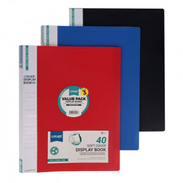 40 POCKET DISPLAY PREMIER DEPOT 3PK