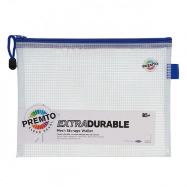 B5 Extra Durable Mesh Wallet - Transparent White