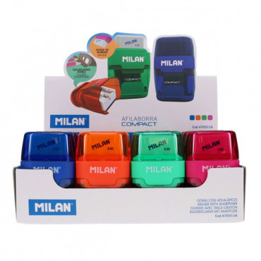 Milan Sharpener Eraser Clear