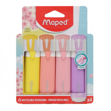 FluoPeps Pkt.4 Pastel Highlighters