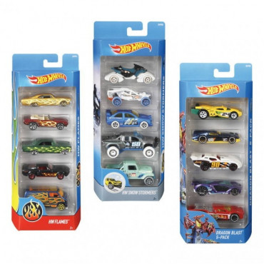 Hot Wheel 5 Car Gift Pack Assorted