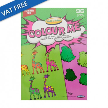 Colouring Book Numbers 96Pg