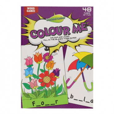 A4 Fun Activity Colouring Book