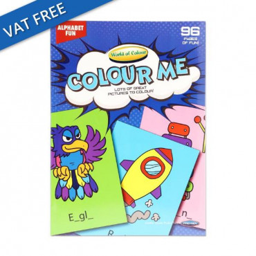Colouring Book Activity 96Pg Clever Kidz