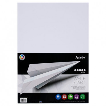 A3 WHITE CARD 50 SHEETS