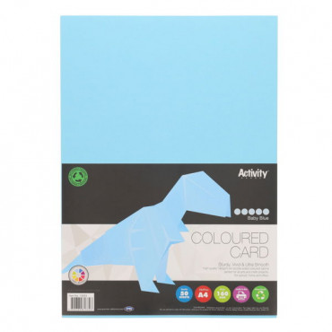 Activity Card 50 Sheets Baby Blue A4 160Gsm