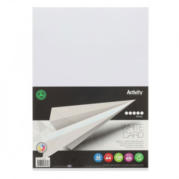 A4 White Card Pk 50 Premier