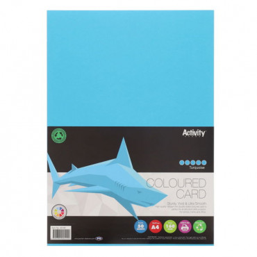 Activity Card Turquoise 50 Sheets
