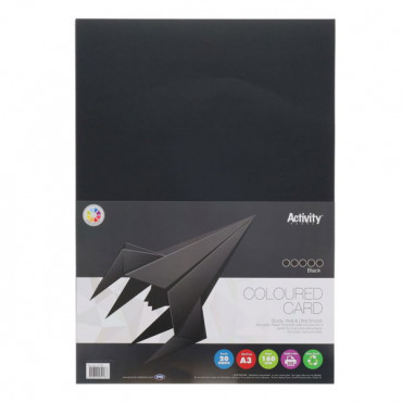A3 Black Card 20 Sheets