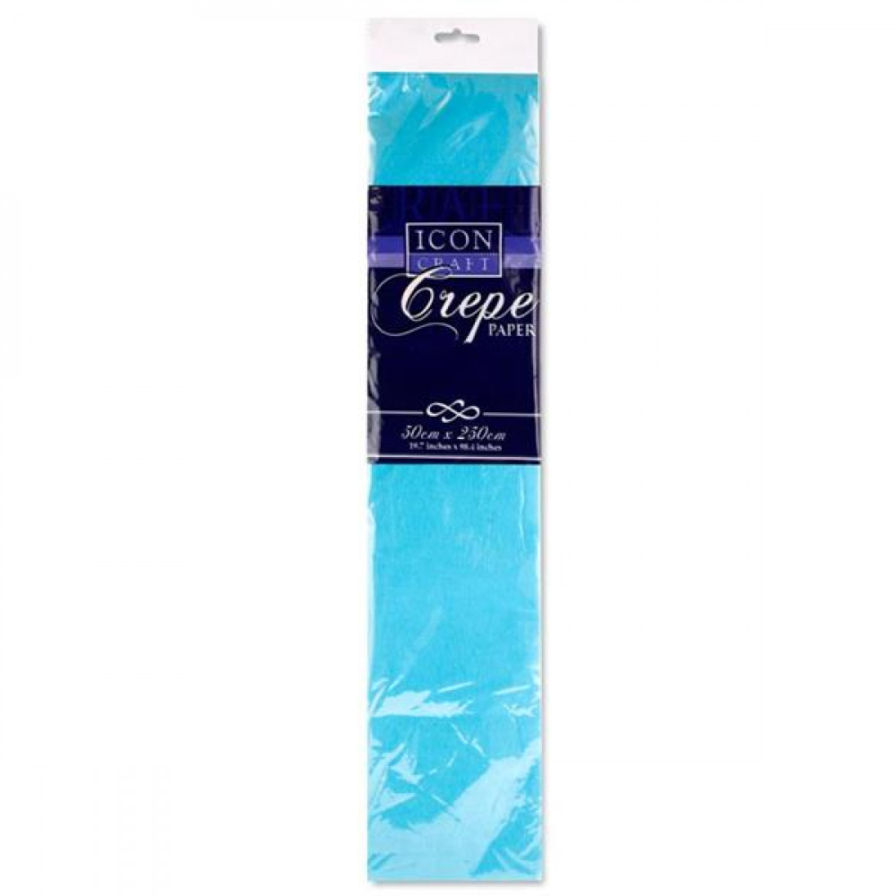 Crepe Paper Baby Blue