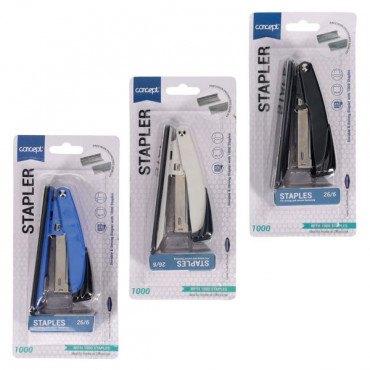 Premier Office Stapler Set - 26/6 Half Strip Staps