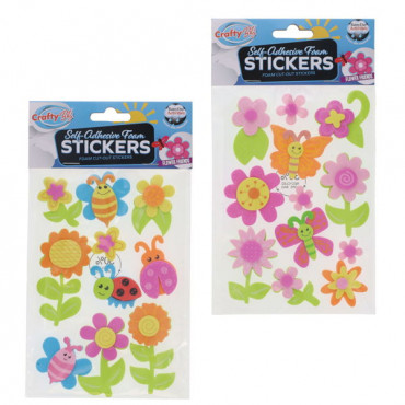 FOAM STICKERS FLOWERS
