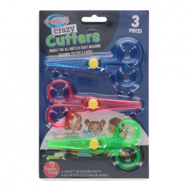 CRAFTY BITZ CARD 3 CRAZY CRAFT SCISSORS