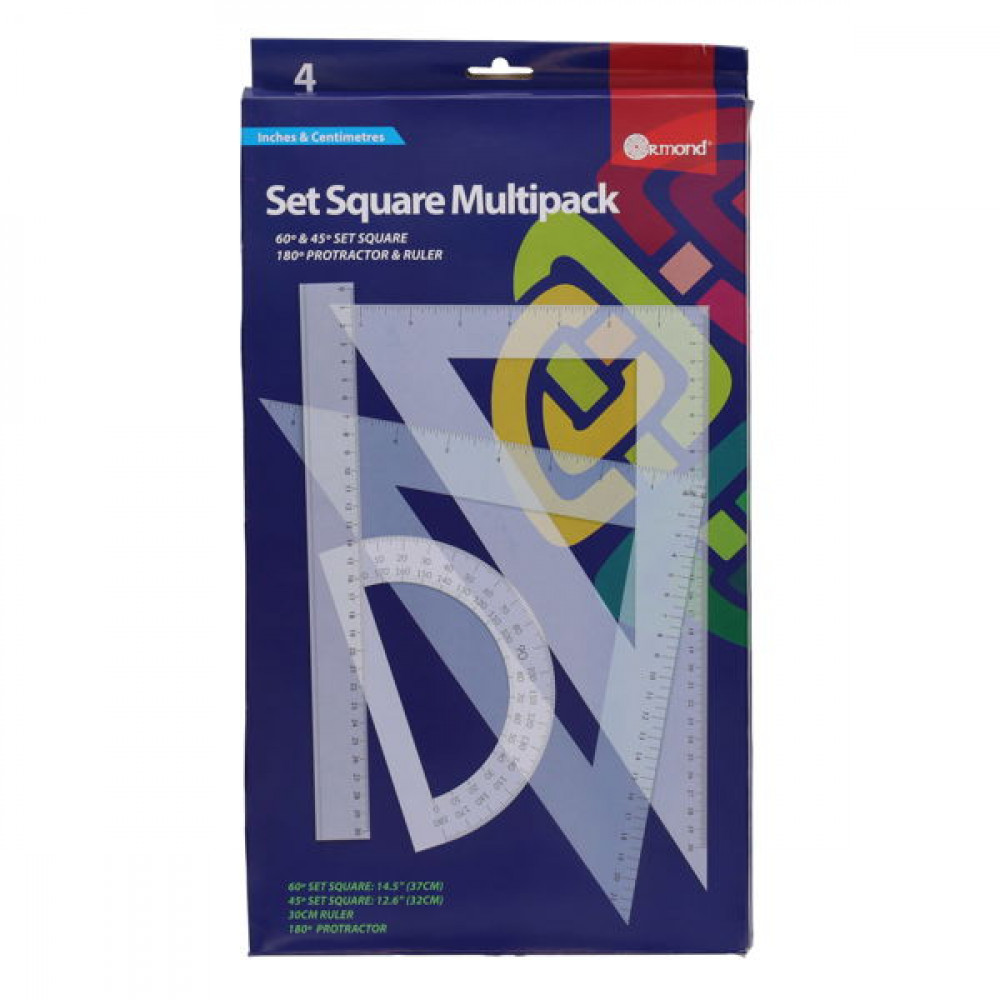 Math Set Large 4 Piece Multi