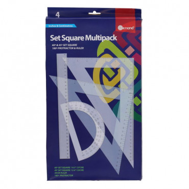 Math Set Large 4 Piece Multi