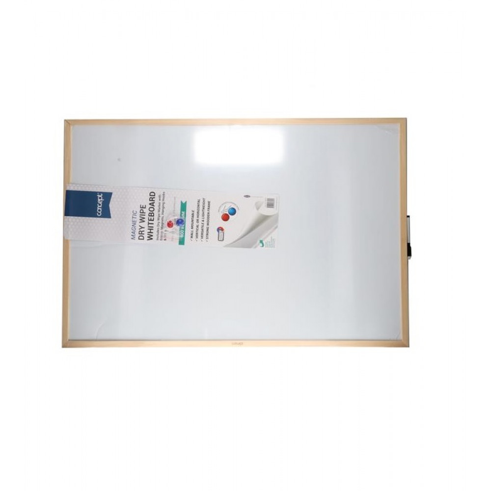 White Board Magnetic 90X60Cm