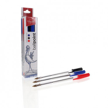 Ballpoint Pen Card 6 Assorted