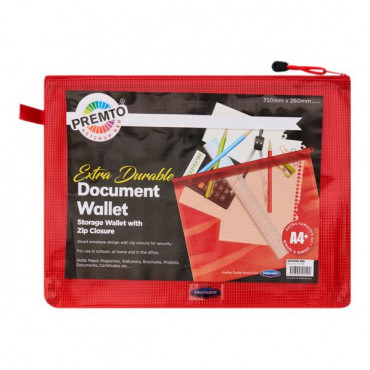A4+ Mesh Storage Extra Durable Red