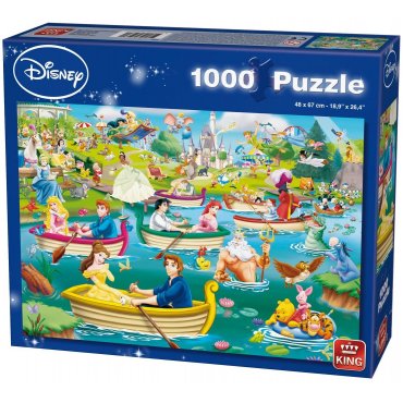 Disney Puzzle Fun on the Water 99 Pieces