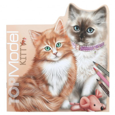 TOPModel Kitty Colouring Book Figural  KITTY and Y
