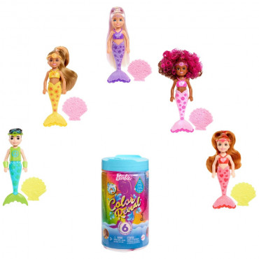 Barbie Chelsea Colour Revela Mermaids Assorted