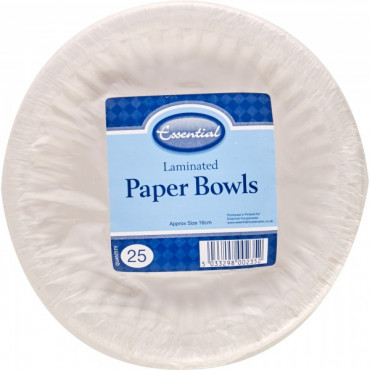 Paper Bowl Pk 25