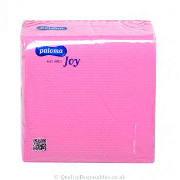 Napkins Pk 100 Pink