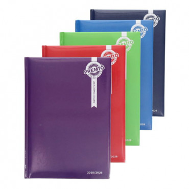 2025-2026 A5 Page A Day Academic Diary Asst