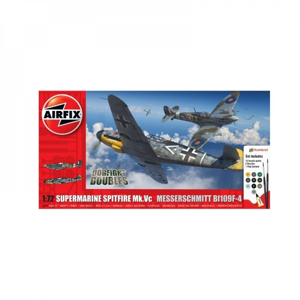 Supermarine Spitfire Mk.Vc vs Bf109F-4 Dogfight Do
