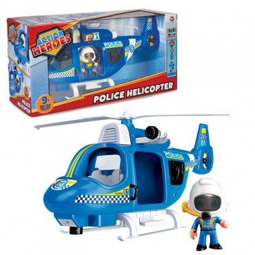 ACTION HEROS POLICE HELICOPTER