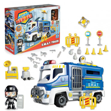 ACTION HEROS POLICE SWAT TRUCK