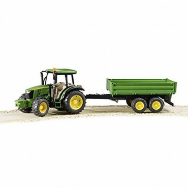 John Deere 5115M With Tipping Trailer