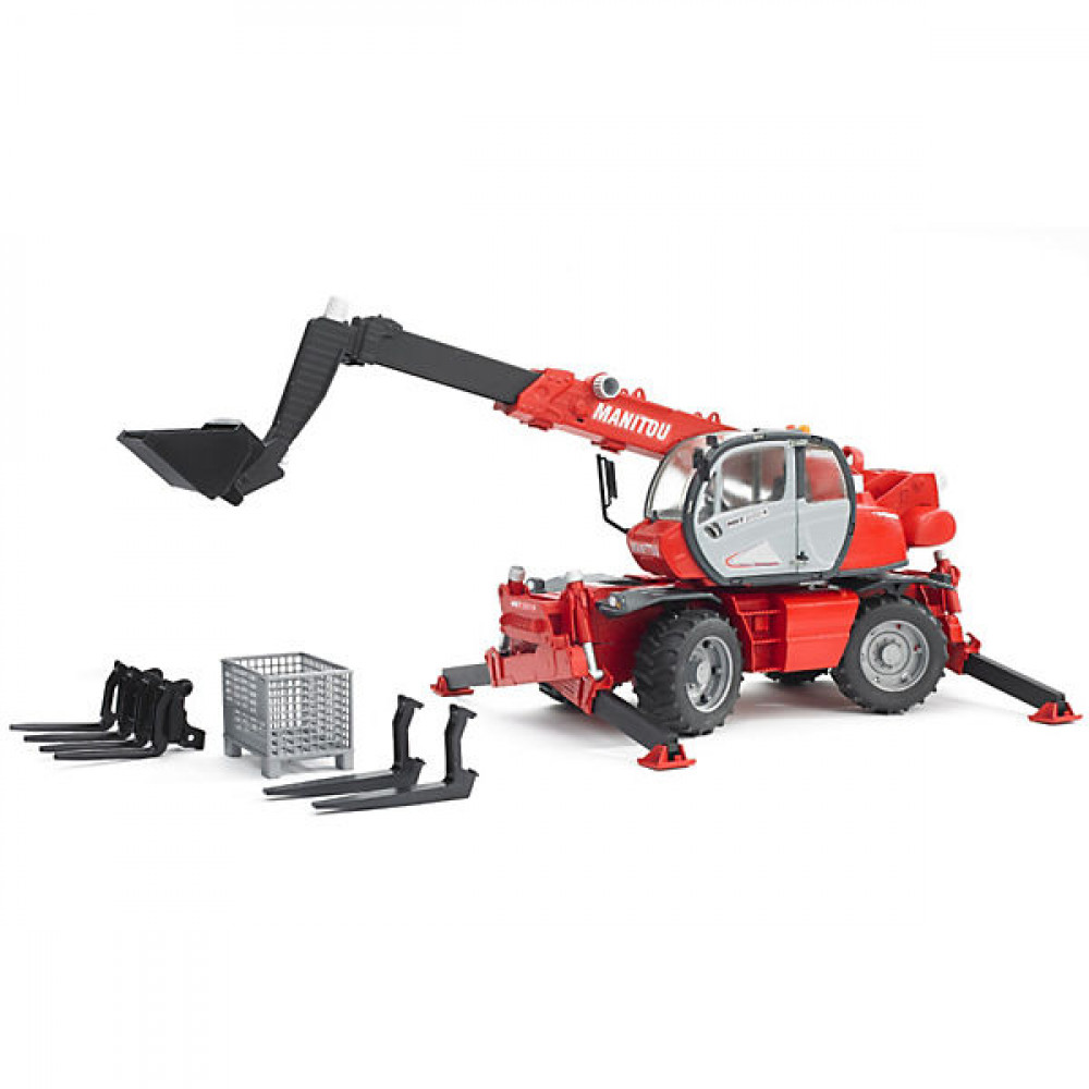 Manitou Forklift Mrt2150 With Accessories