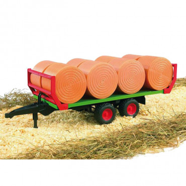 Bale Trailer With 6 Round Bales