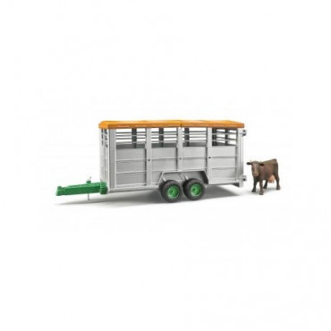 Livestock Trailer With 1 Cow