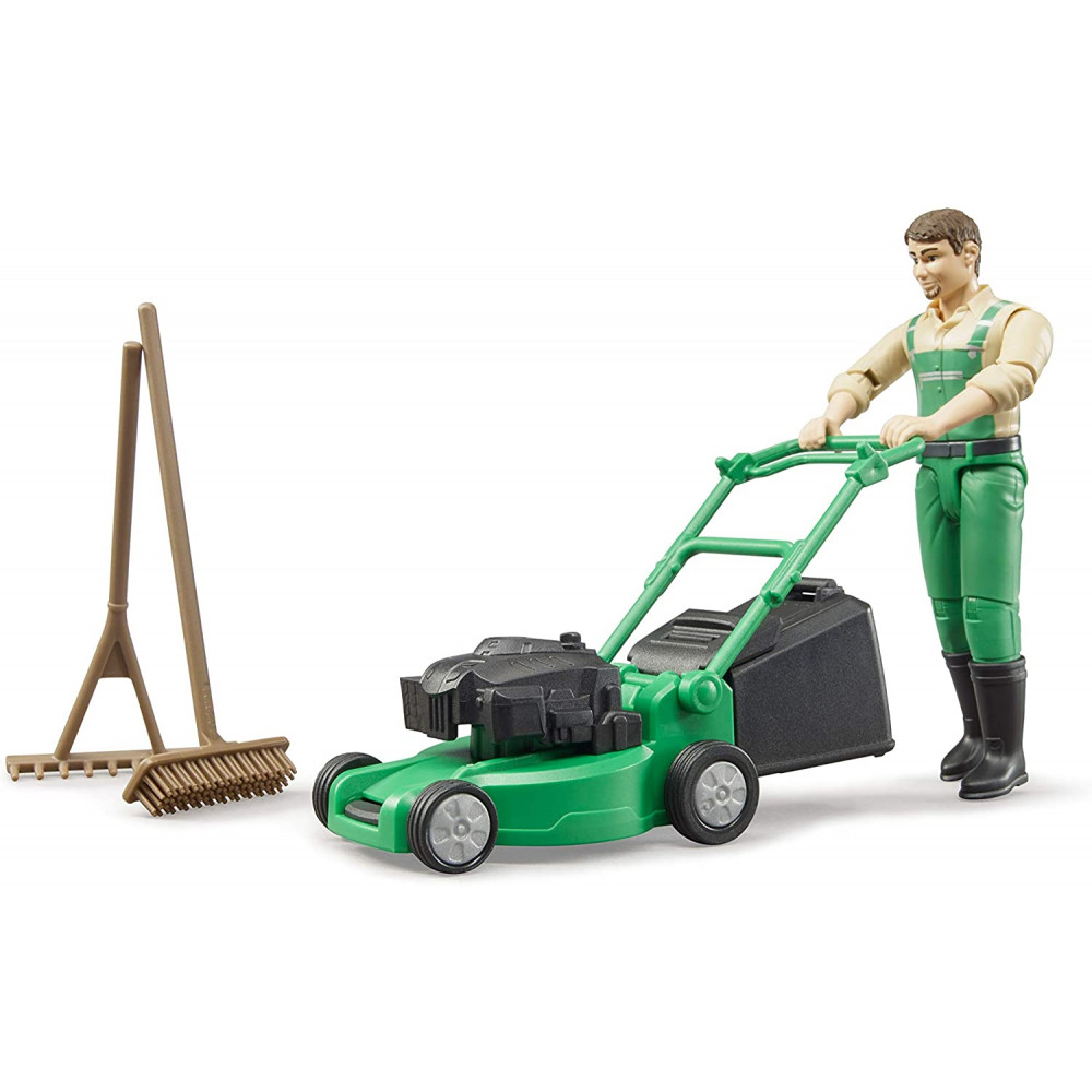 B World Gardener With Mower