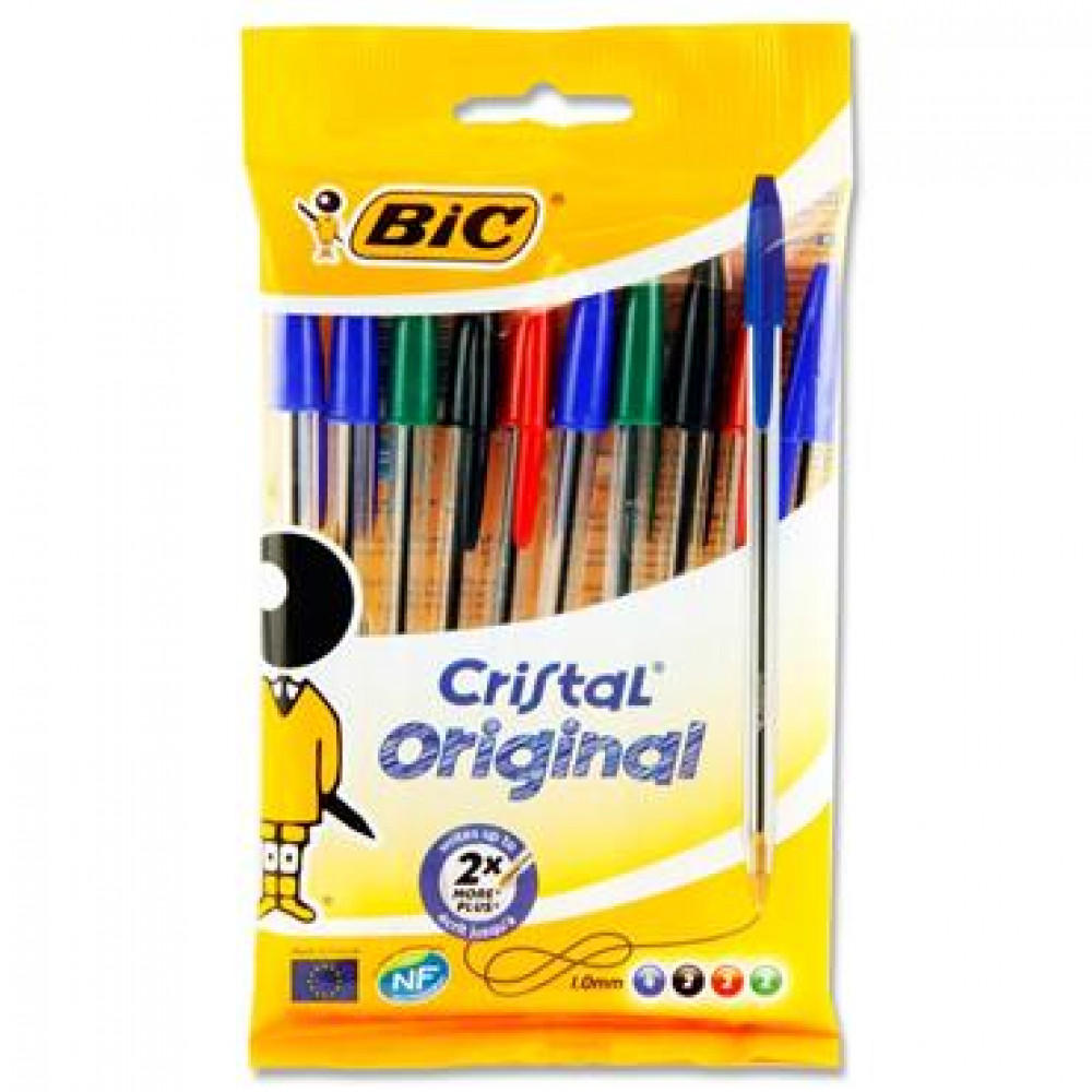 Bic Ball Point Pens 10Pk