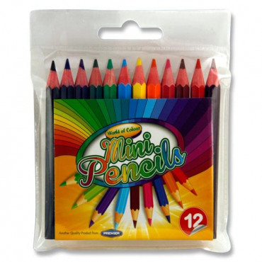 Colouring Pencils Pk 12 Half Size