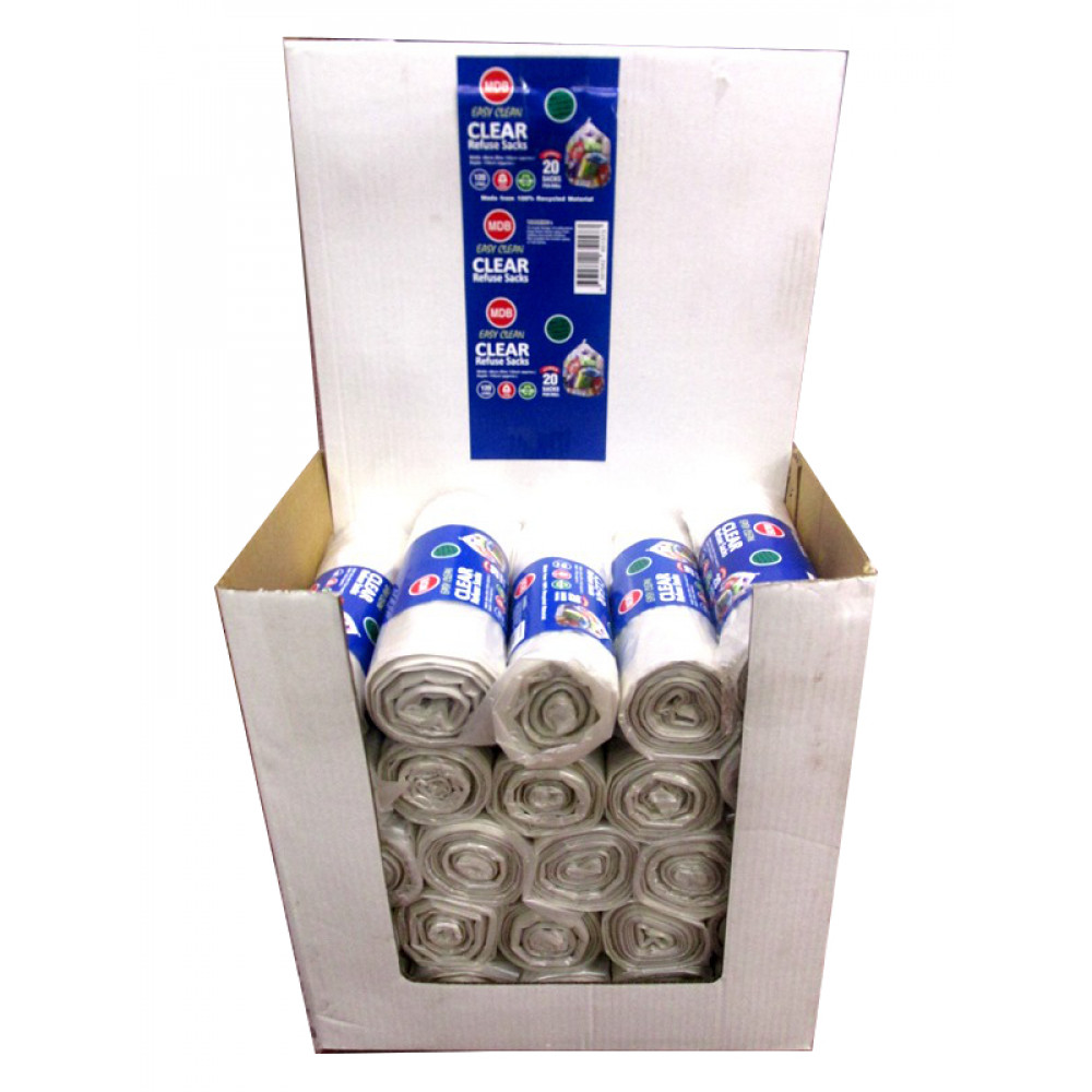 LARGE CLEAR BAGS 120LTR