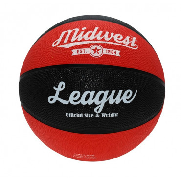 basketball midwest league black / red - Size 5