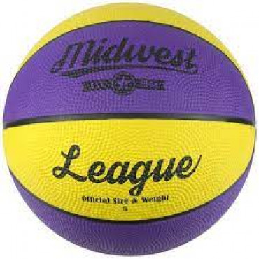Basketball Midwest League YELLOW PURPLE  - 5