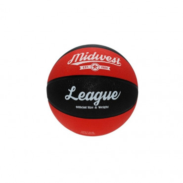 Midwest Basketball Size 7 Black Red