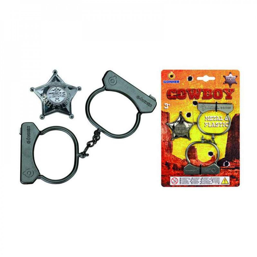 Handcuffs and Badge Gonher