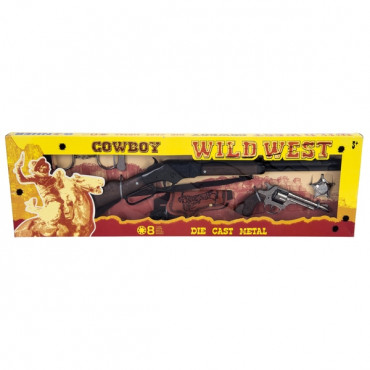 Cowboy Play Set 8 Plus Rifle