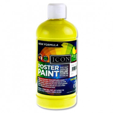 Lemon Yellow Poster Paint 500Ml